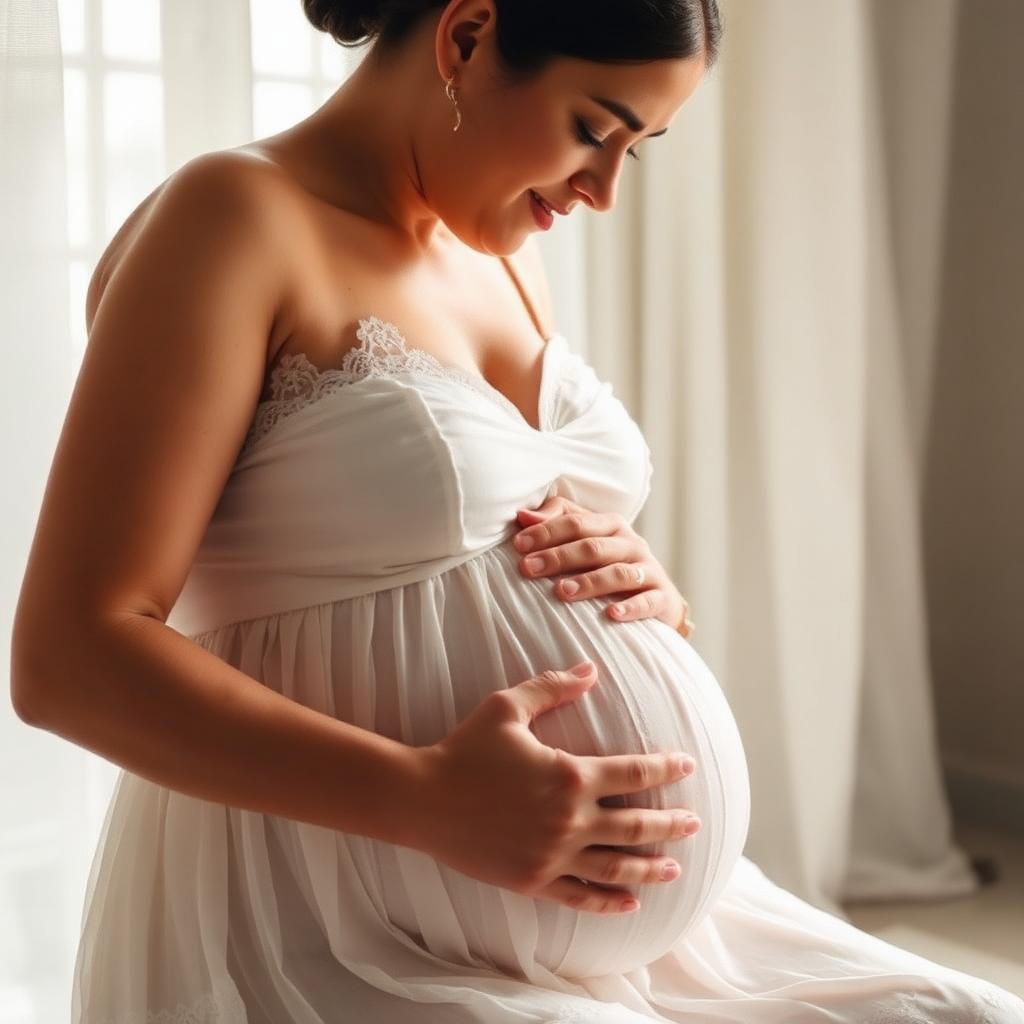 Mãe vivendo um momento delicado com seu bebê